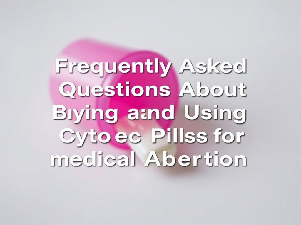 Frequently Asked Questions About Buying and Using Cytotec Pills for Medical Abortion