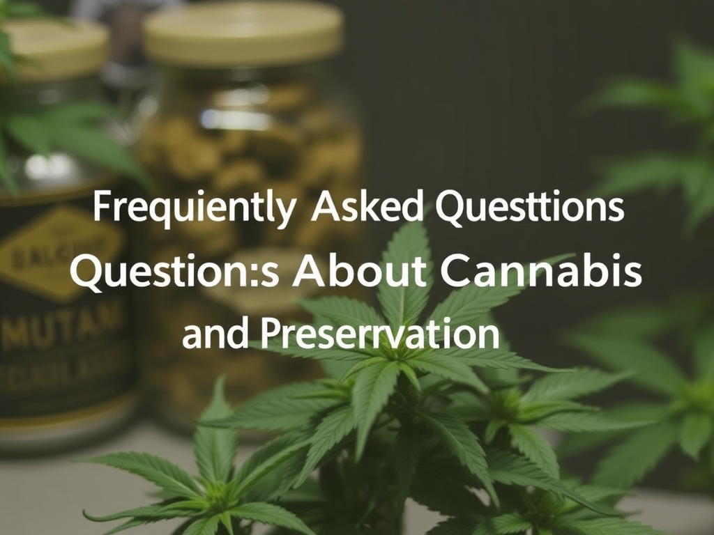 Frequently Asked Questions About Cannabis Storage and Preservation